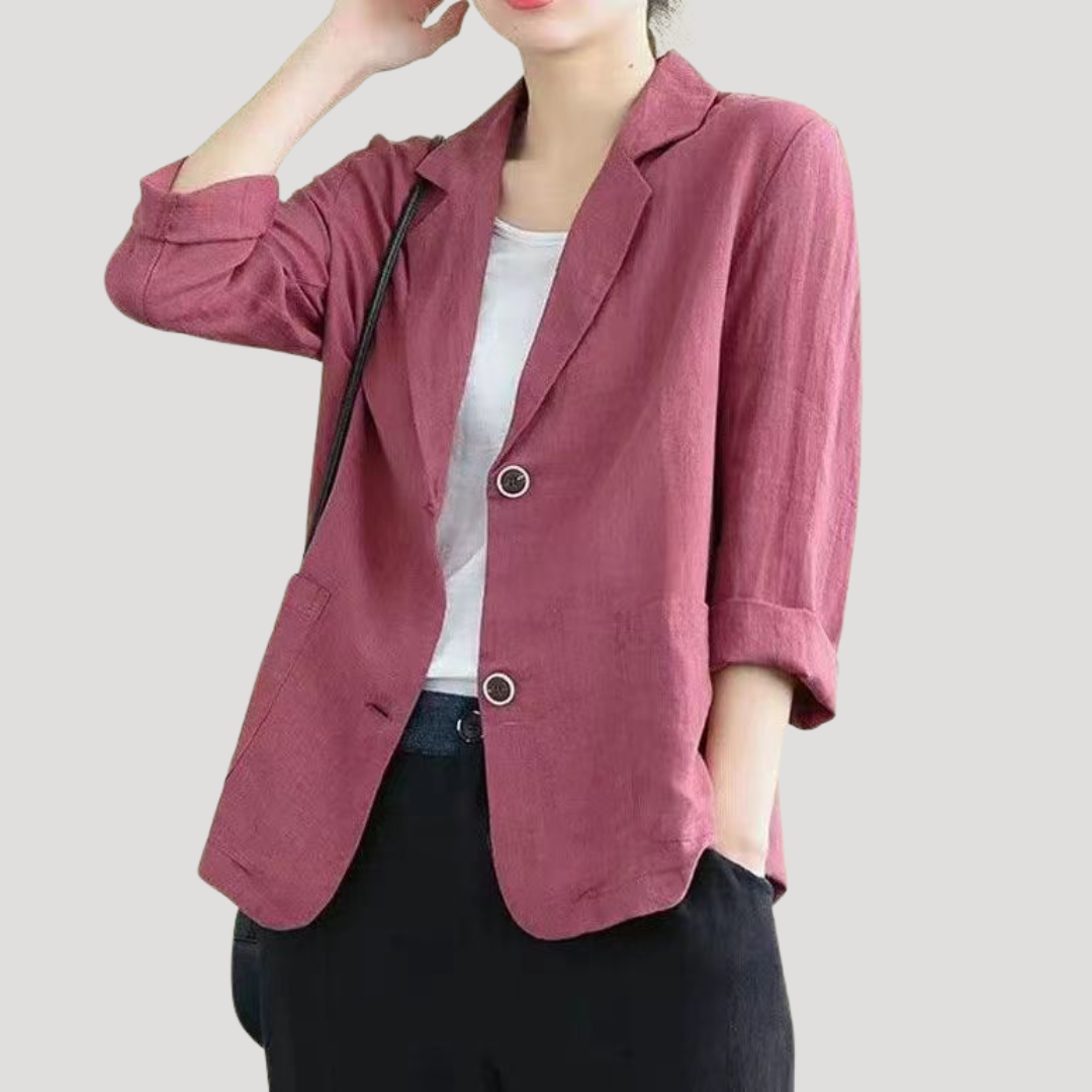 Nette getailleerde blazer met knopen