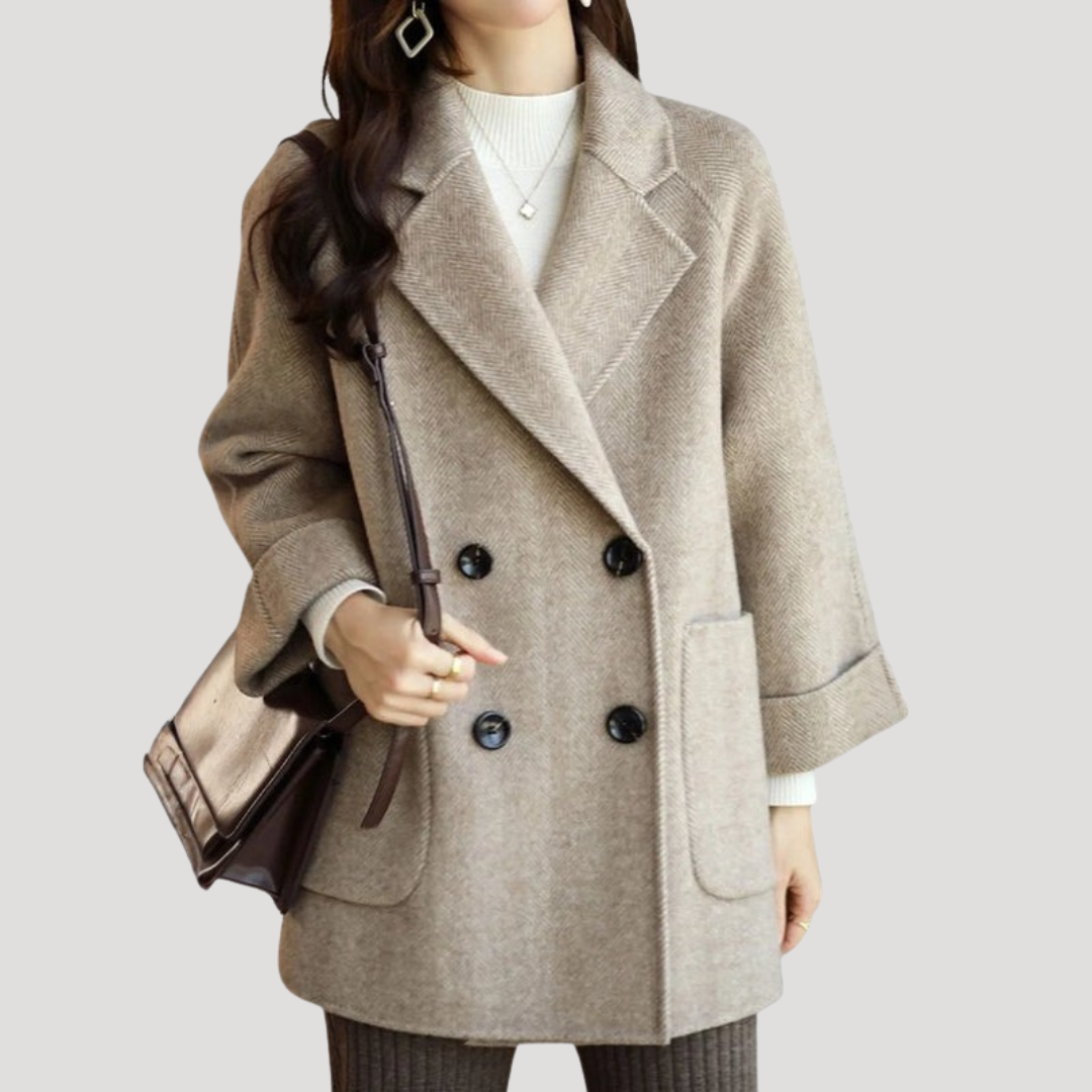 Oversized double-breasted blazer