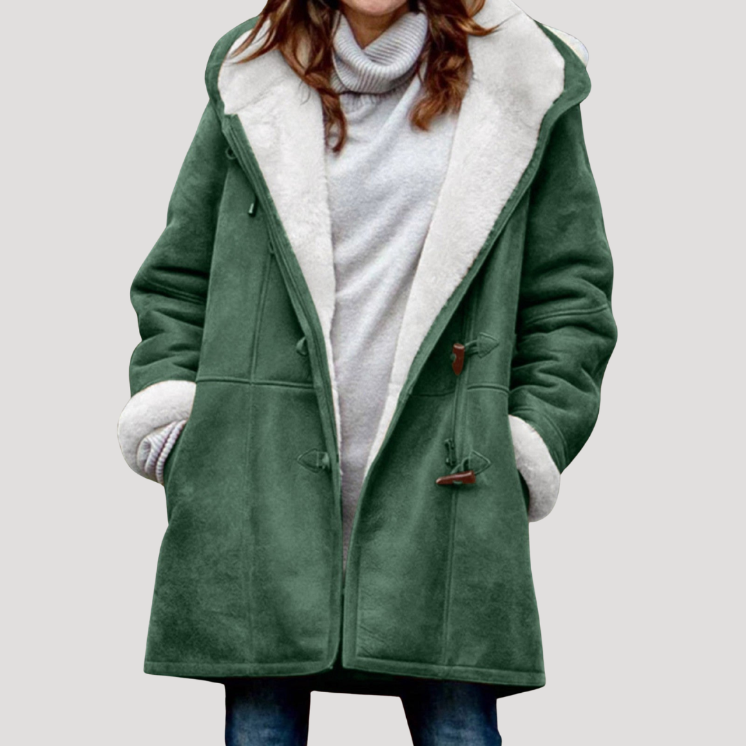 Duffelcoat met borgvoering