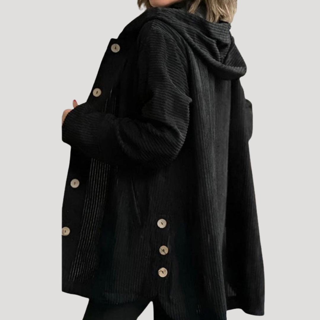 Lange blouse met ribstructuur