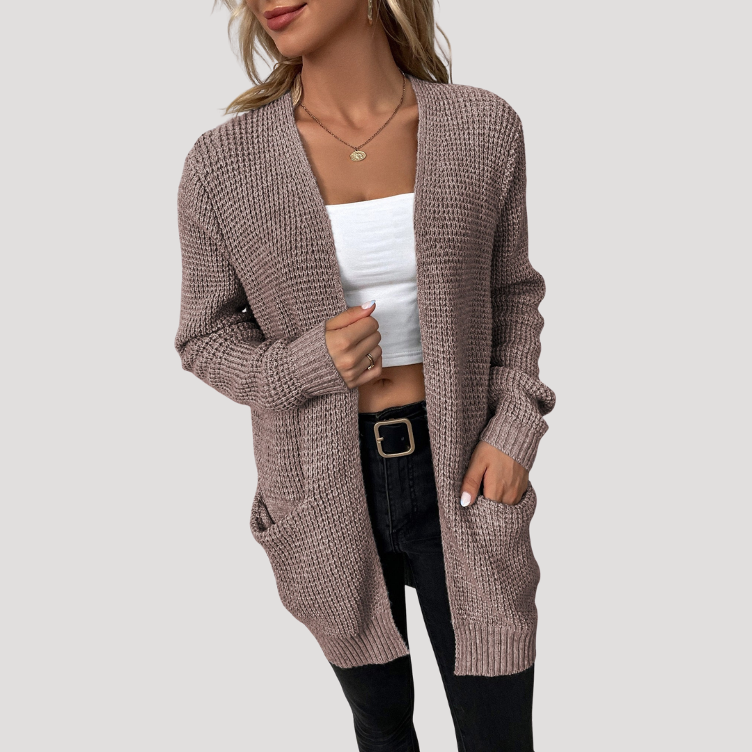 Casual vest met open voorkant
