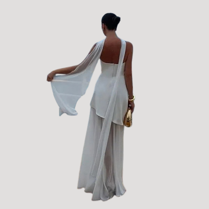 Elegante maxi-jurk met split