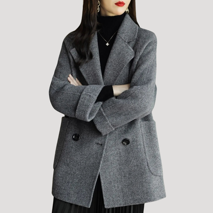 Oversized double-breasted blazer