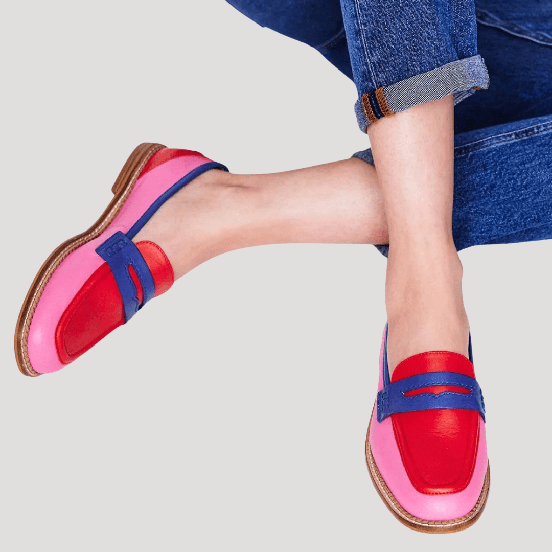 Loafers met kleurcontrast voor elke dag