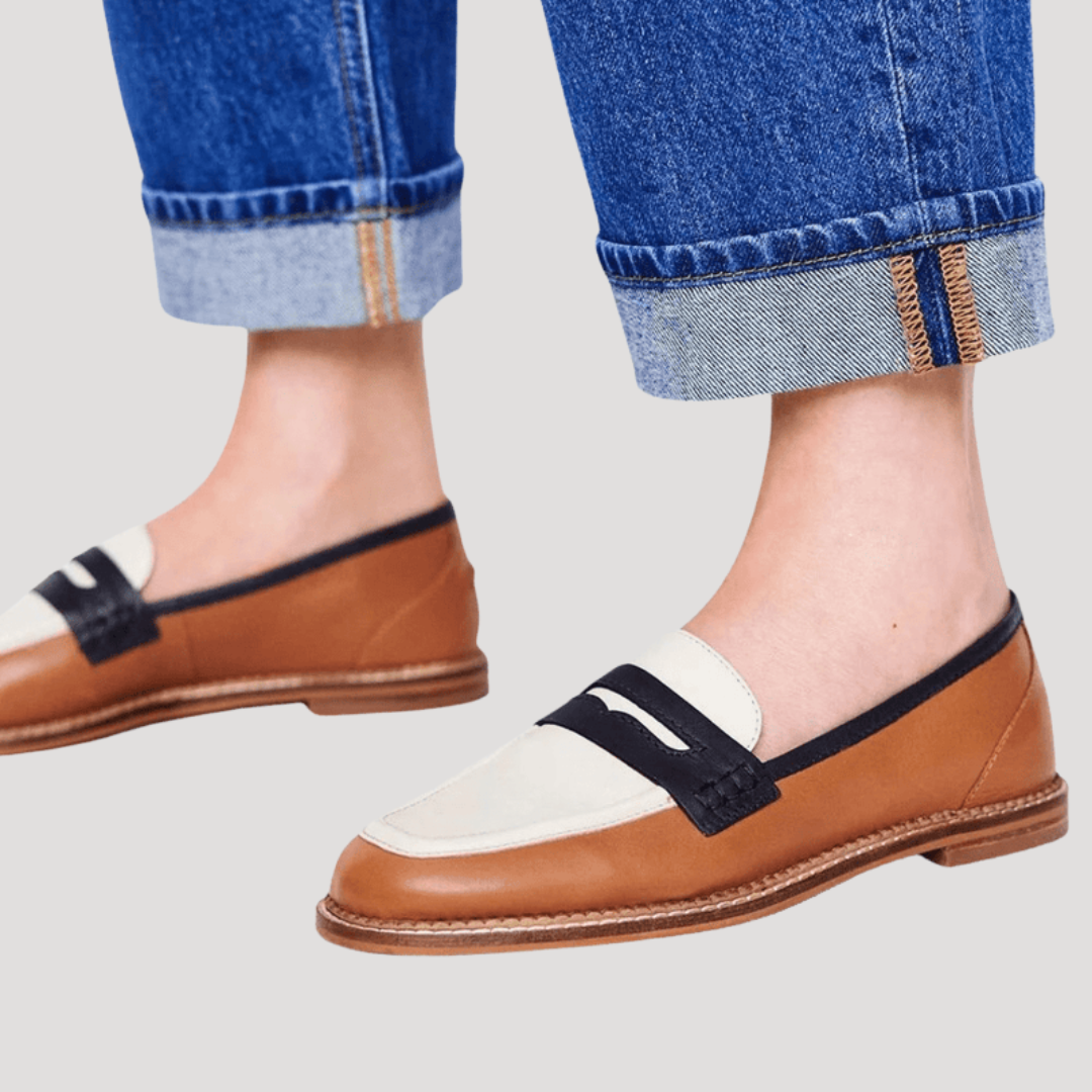 Loafers met kleurcontrast voor elke dag