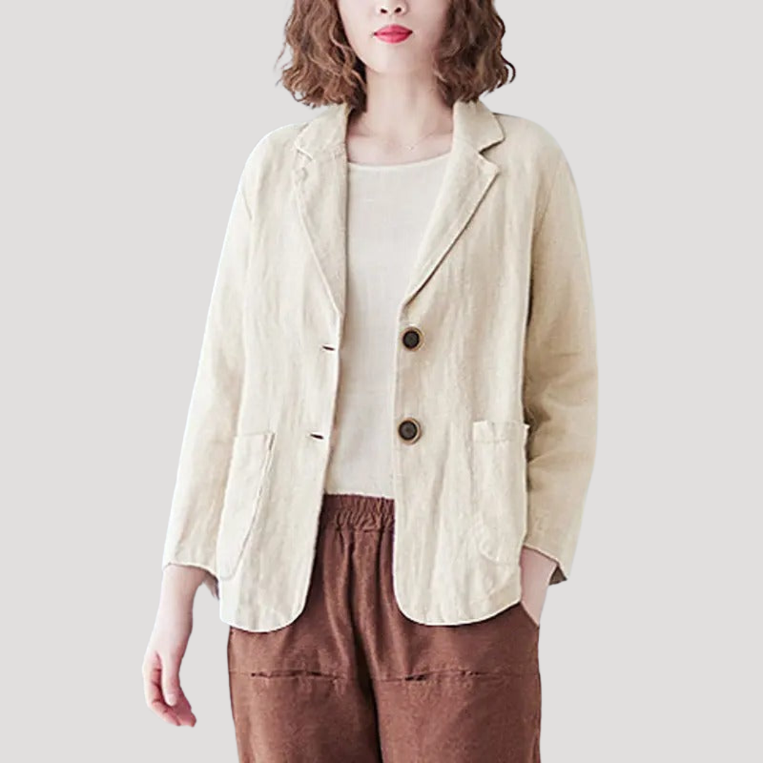 Nette getailleerde blazer met knopen