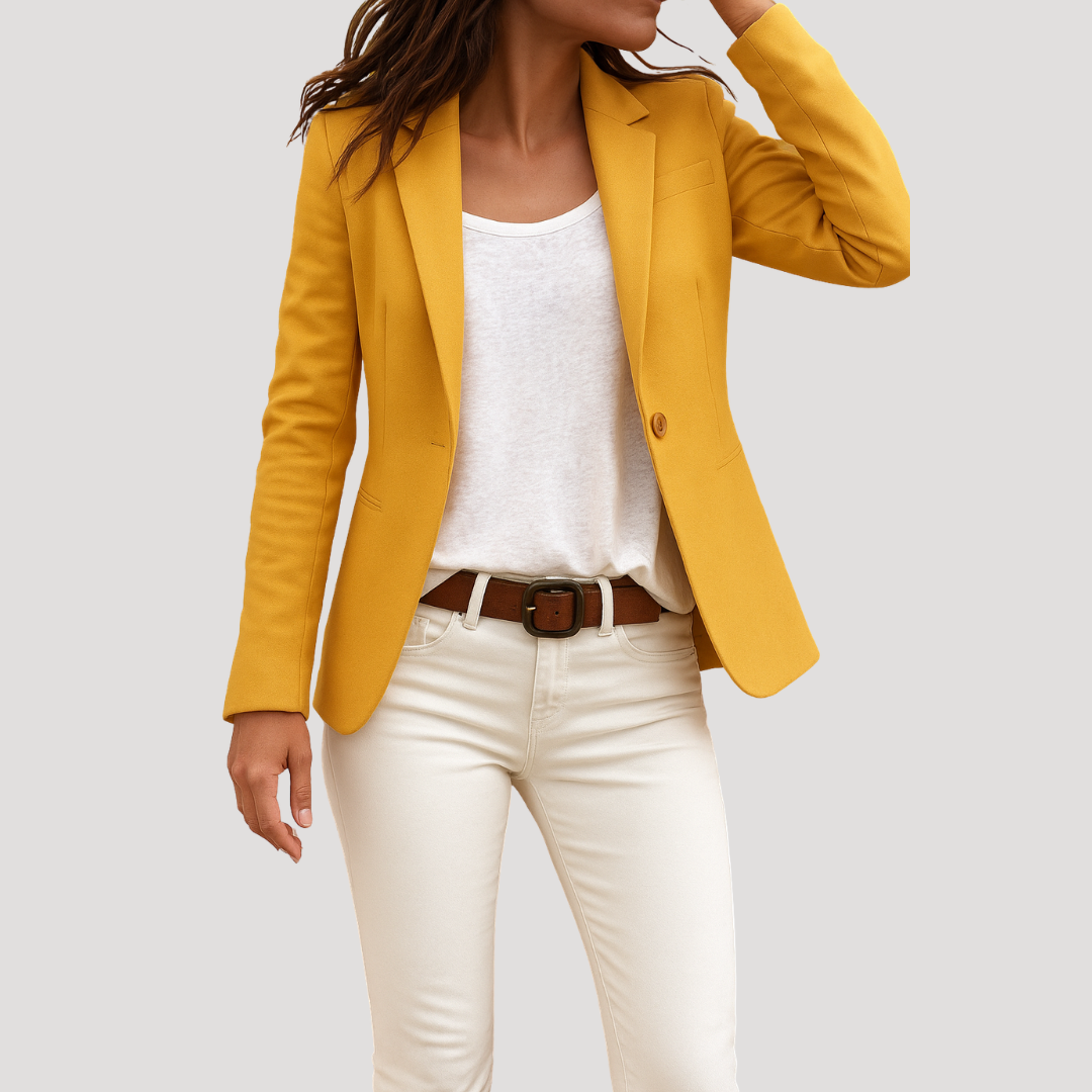 Getailleerde blazer voor werk en dagelijks gebruik