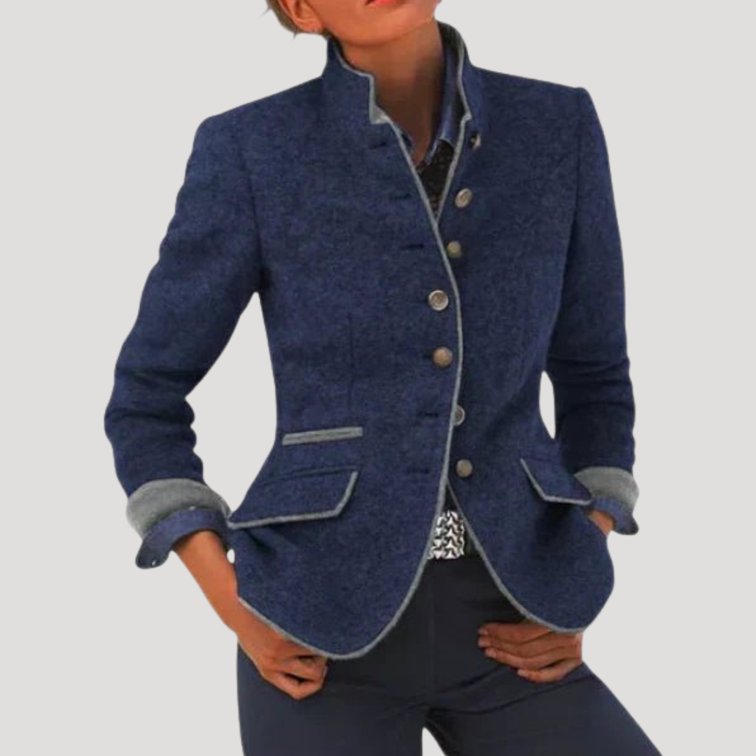 Vintage blazer met knoopsluiting