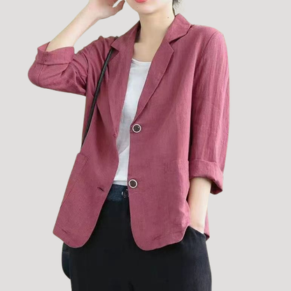 Nette getailleerde blazer met knopen