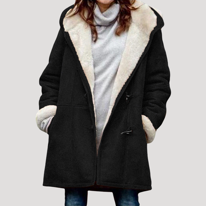 Duffelcoat met borgvoering