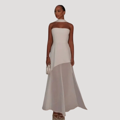 Elegante maxi-jurk met split