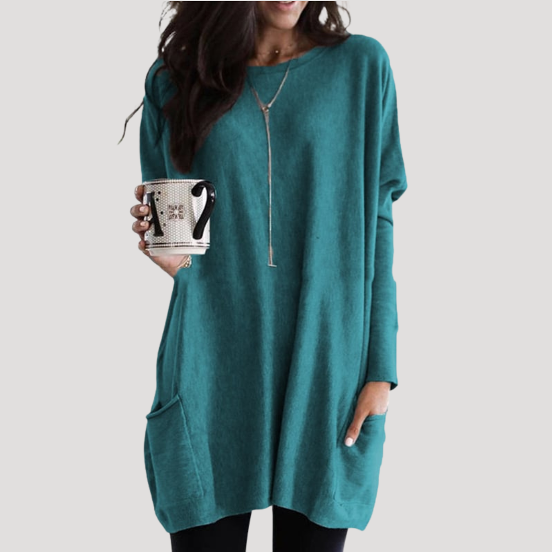 Casual trui met geometrisch motief
