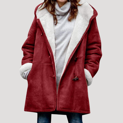 Duffelcoat met borgvoering