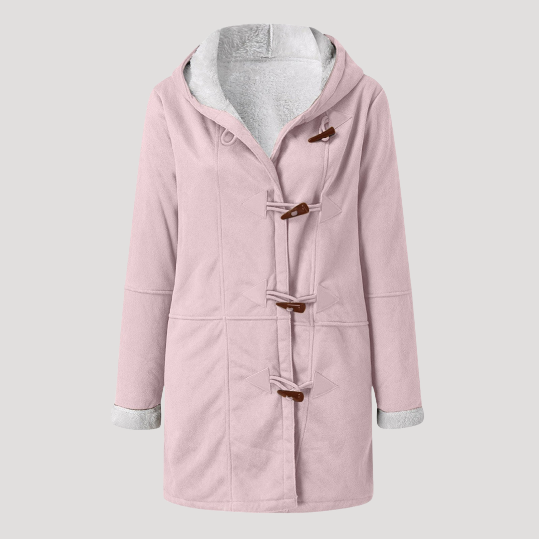 Duffelcoat met borgvoering