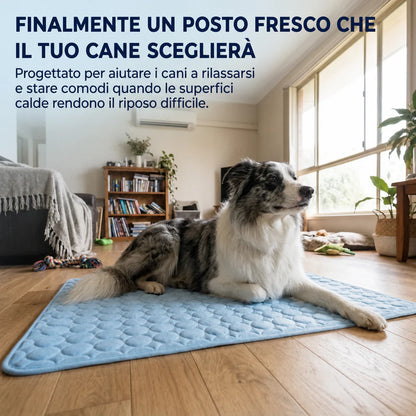 Title Il tappetino che resta fresco — anche dopo ore sotto il tuo cane.