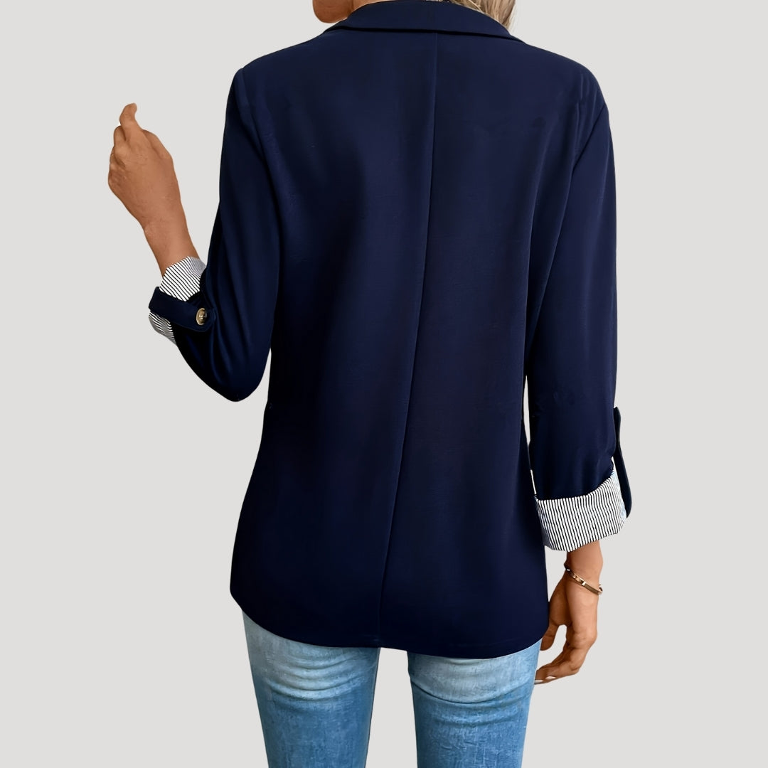 Getailleerde blazer met enkele knoopsluiting