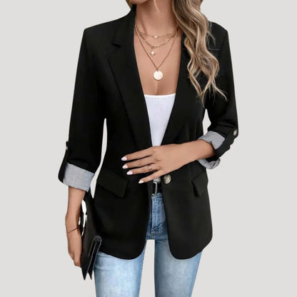 Getailleerde blazer met enkele knoopsluiting